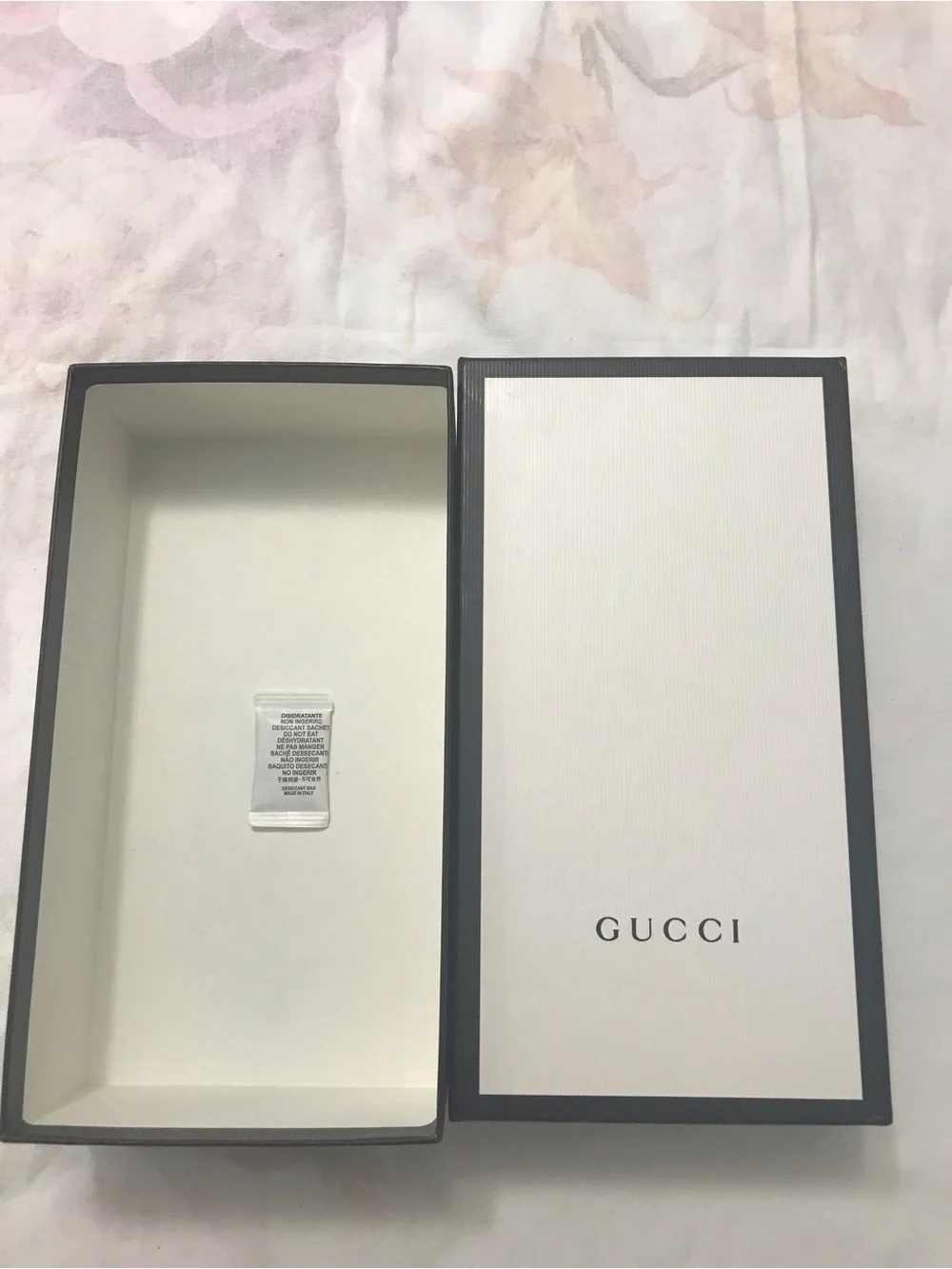 Gucci Empty Box for Gifts White and Black 9”x4.5”x2.5”